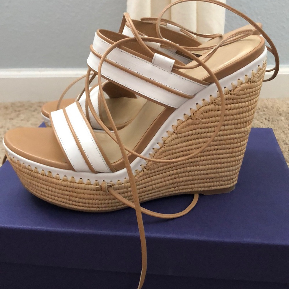 Stuart Weitzman Lace Up Espadrilles - image 2